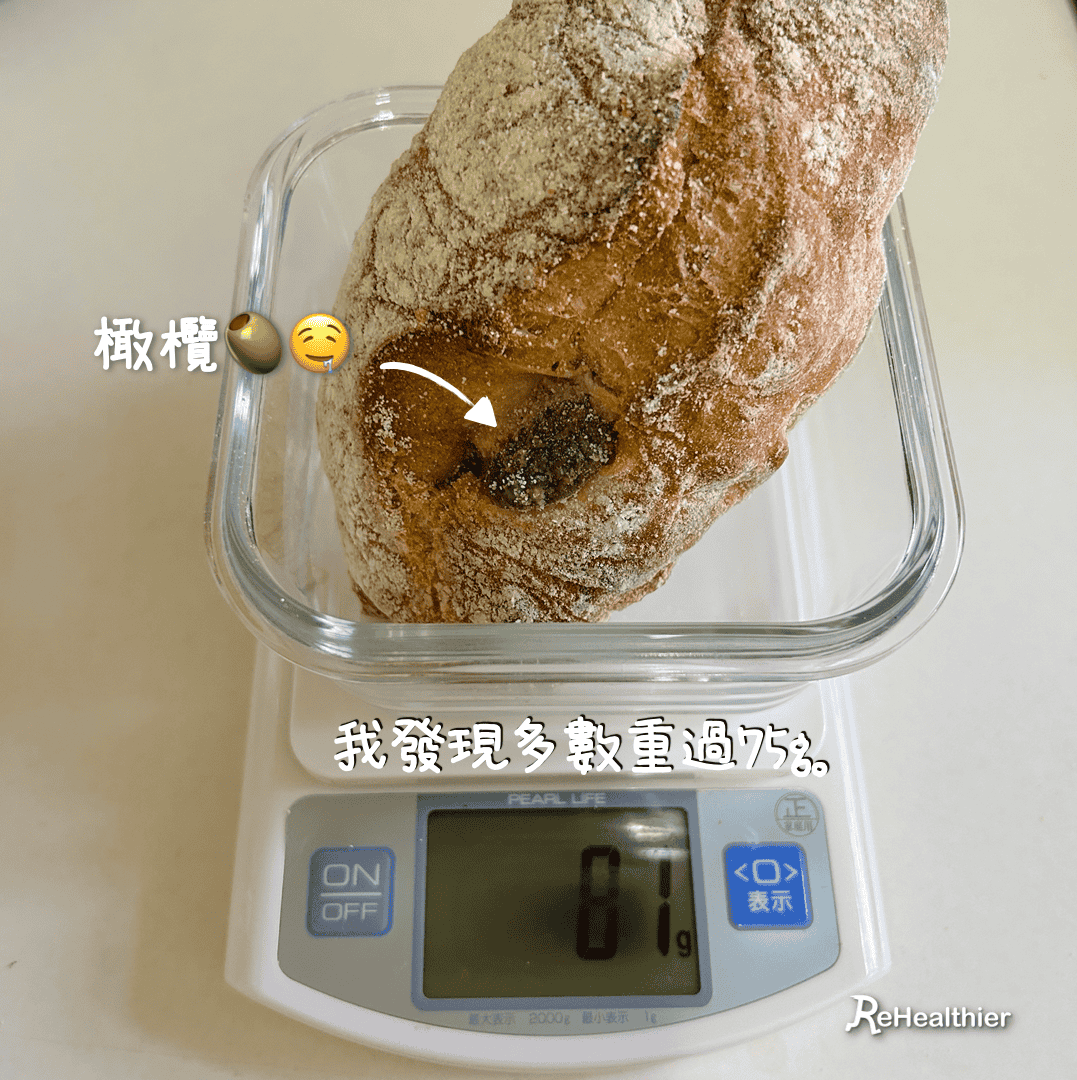 ReHealthier - 超市好物 : 馬莎 橄欖意式包 Olive Ciabatta